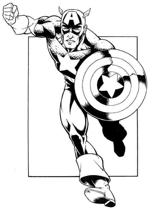 Captain America se prépare au combat dans une scène héroïque