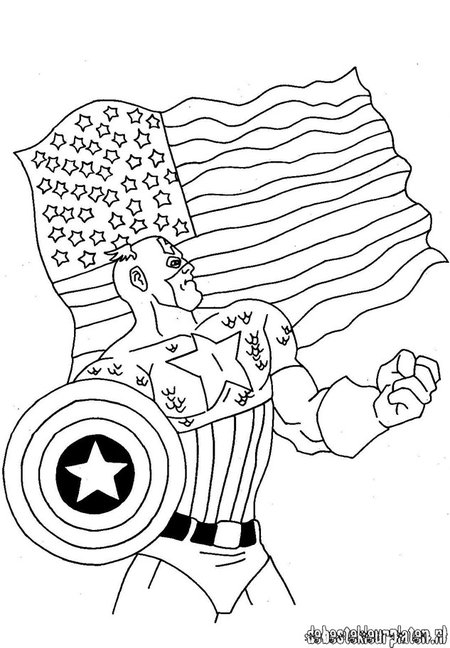 Captain America en pleine action face à des ennemis dans un décor urbain