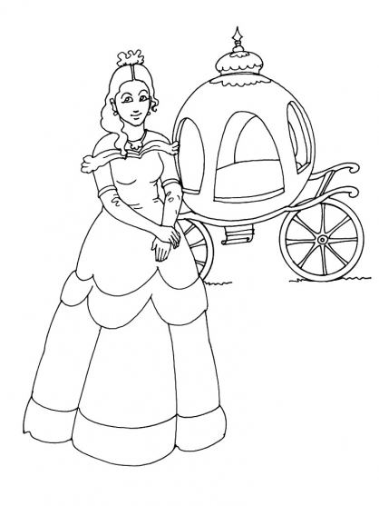 Coloriage Carrosse #46437 à imprimer