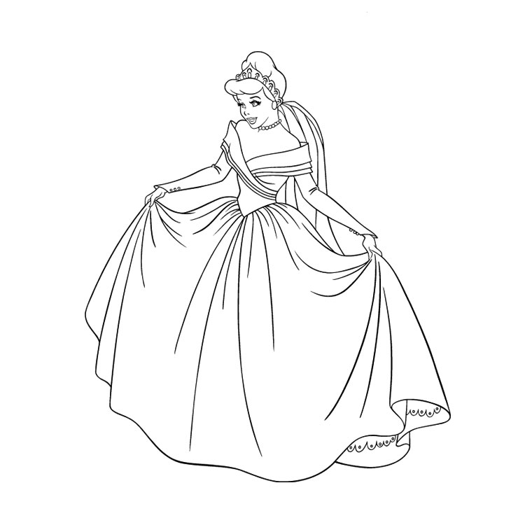 Cendrillon dans sa robe de bal, entourée de ses amis animaux Cendrillon dans sa robe de bal, entourée de ses amis animaux