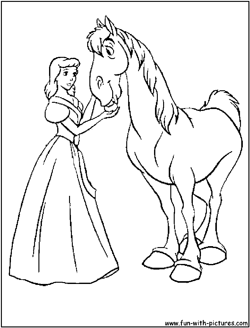 Cendrillon dans sa robe de bal entourée d'éléments de conte
