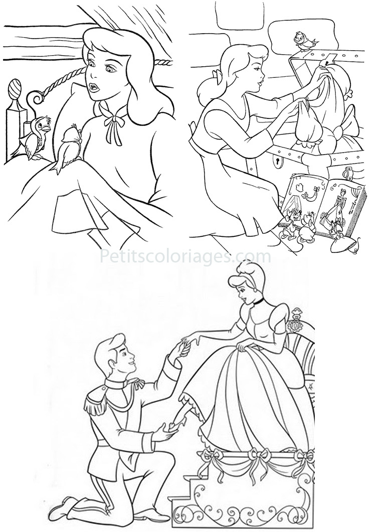 Cendrillon en train de danser au bal