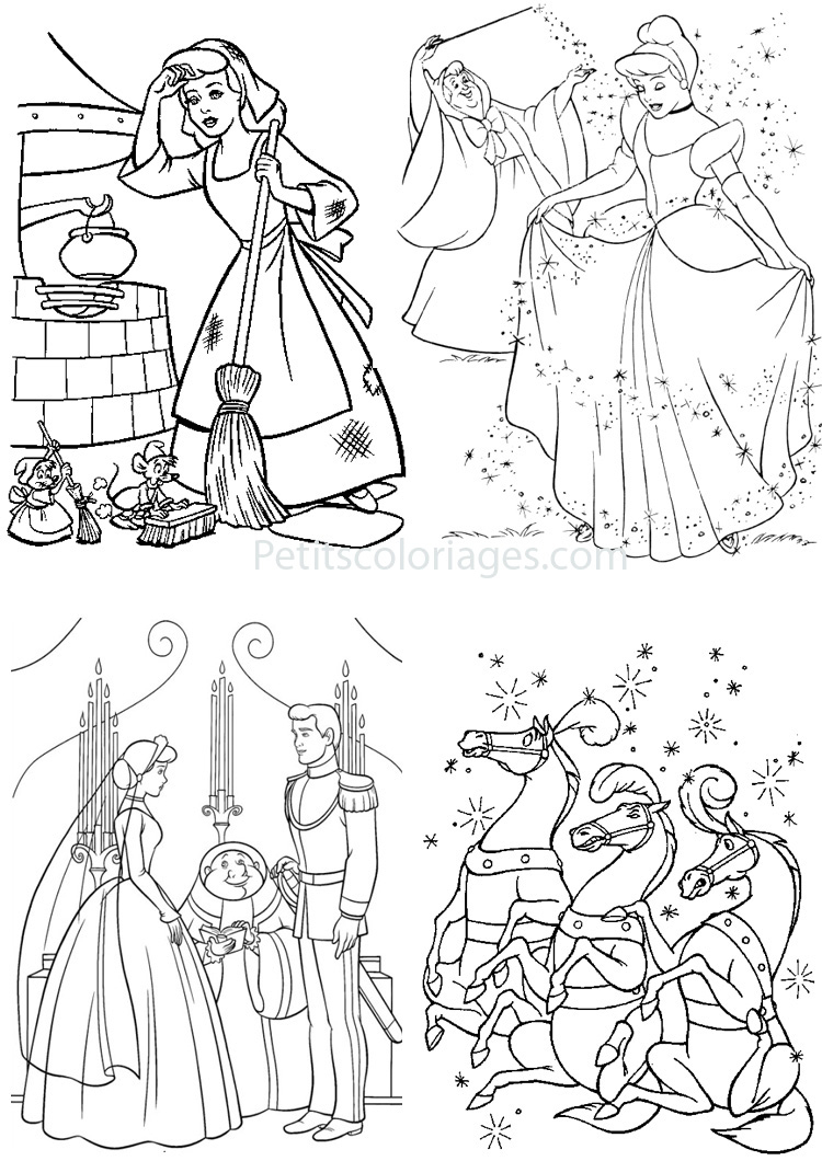 Cendrillon en train de danser au bal dans sa magnifique robe