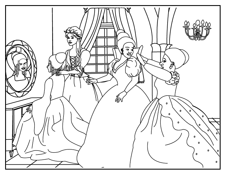 Cendrillon en robe de bal dans son jardin fleuri