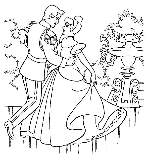 Cendrillon dans sa robe de bal, entourée de ses amis animaux