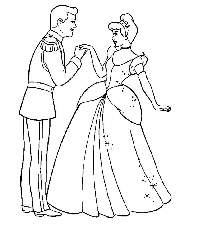 Cendrillon dans sa robe de bal, entourée de ses amis animaux