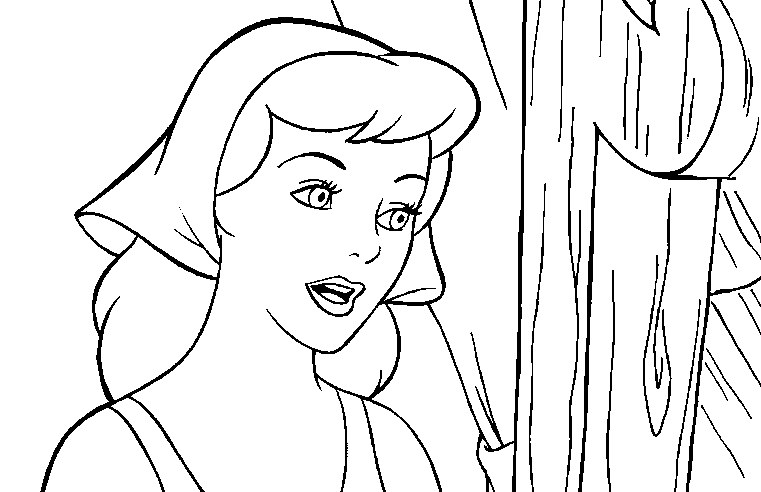 Cendrillon se prépare pour le bal dans son magnifique jardin