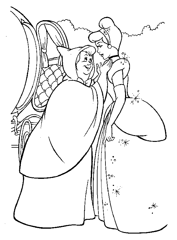 Cendrillon en train de danser au bal dans sa magnifique robe