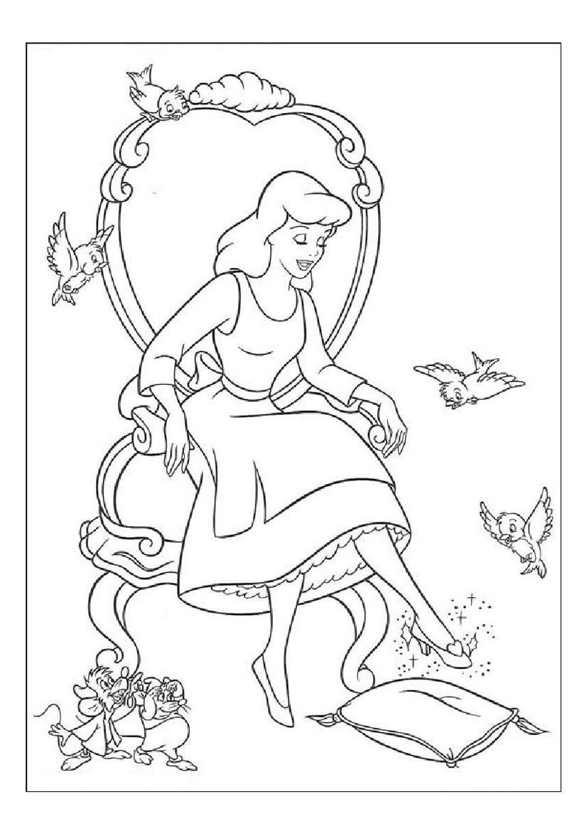 Cendrillon dans sa robe de bal au milieu d'un jardin fleuri