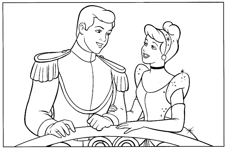 Cendrillon en pleine préparation pour le bal dans son jardin