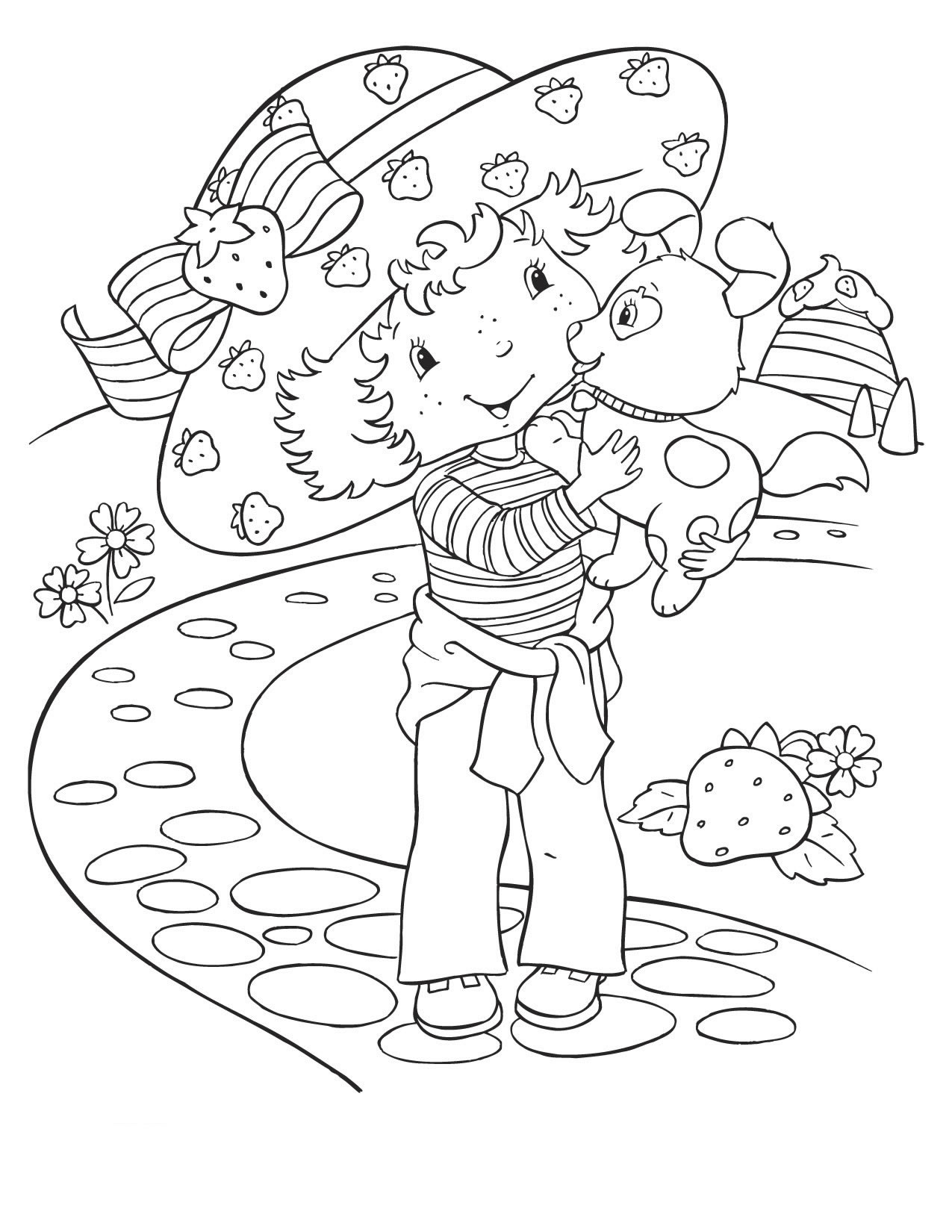 Charlotte aux fraises et Fraisinette en pleine aventure fruitée