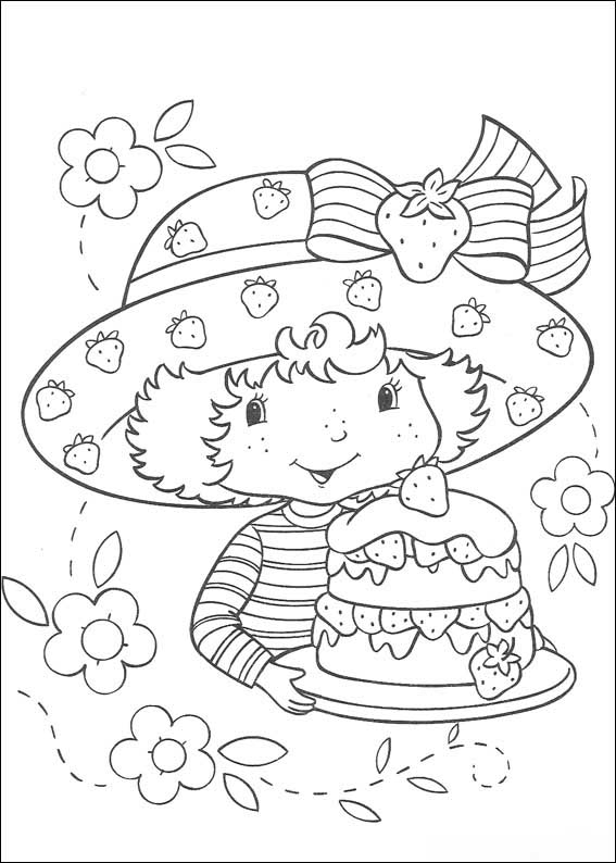 Charlotte aux fraises et Fraisinette dans un jardin coloré