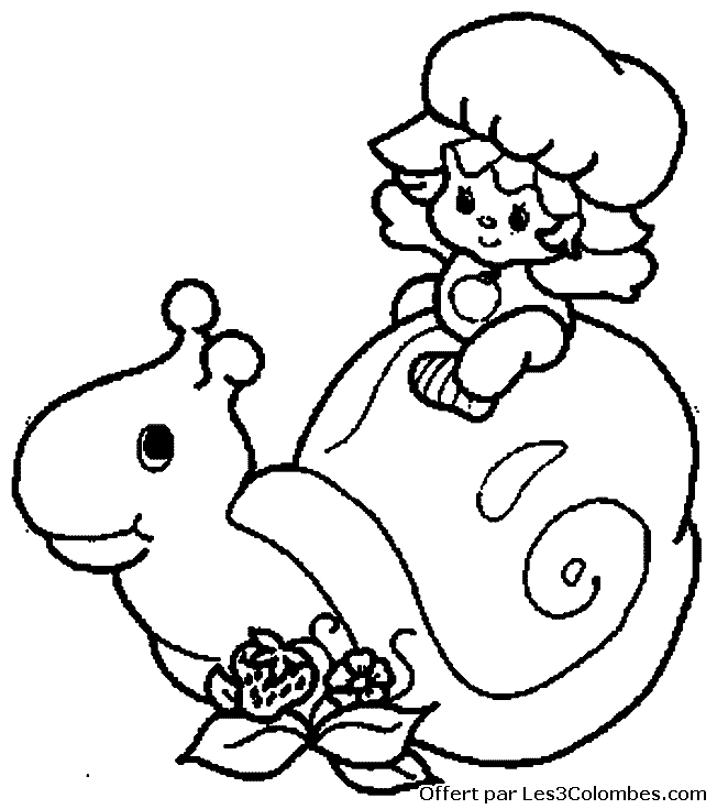 Charlotte aux fraises et Fraisinette dans un jardin ensoleillé