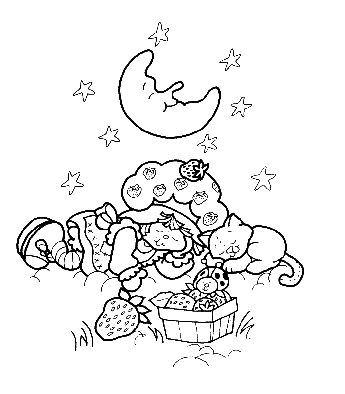 Fraisinette et Charlotte aux fraises dans un jardin de fruits