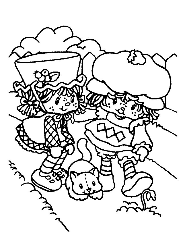 Charlotte aux fraises et Fraisinette dans un univers fruité