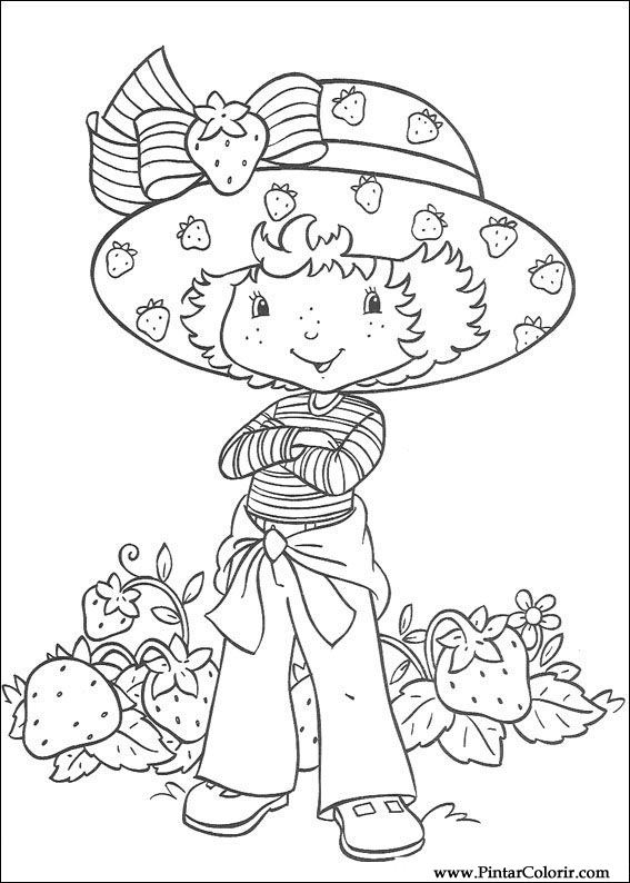 Coloriage Charlotte aux fraises / Fraisinette #15194 à imprimer