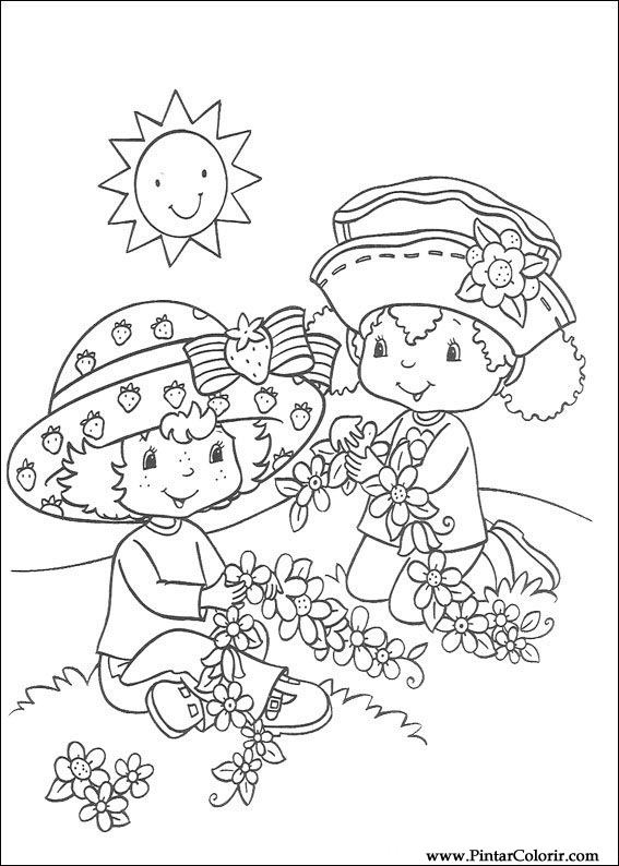 Charlotte aux fraises et Fraisinette dans un jardin ensoleillé