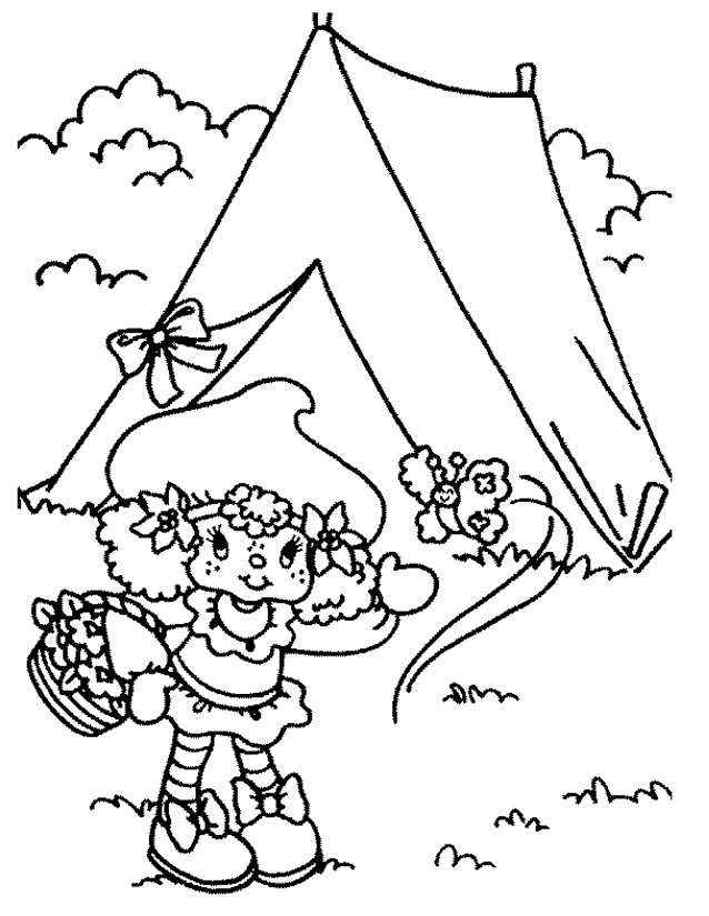 Charlotte aux fraises et Fraisinette en pleine cueillette de fraises