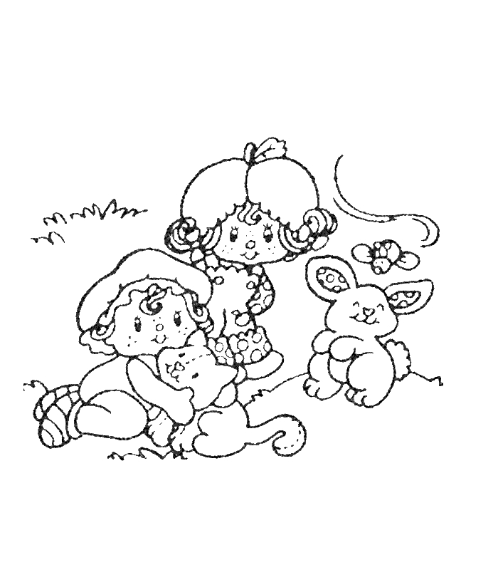 Coloriage Charlotte aux fraises / Fraisinette #15222 à imprimer Coloriage Charlotte aux fraises / Fraisinette #15222 à imprimer