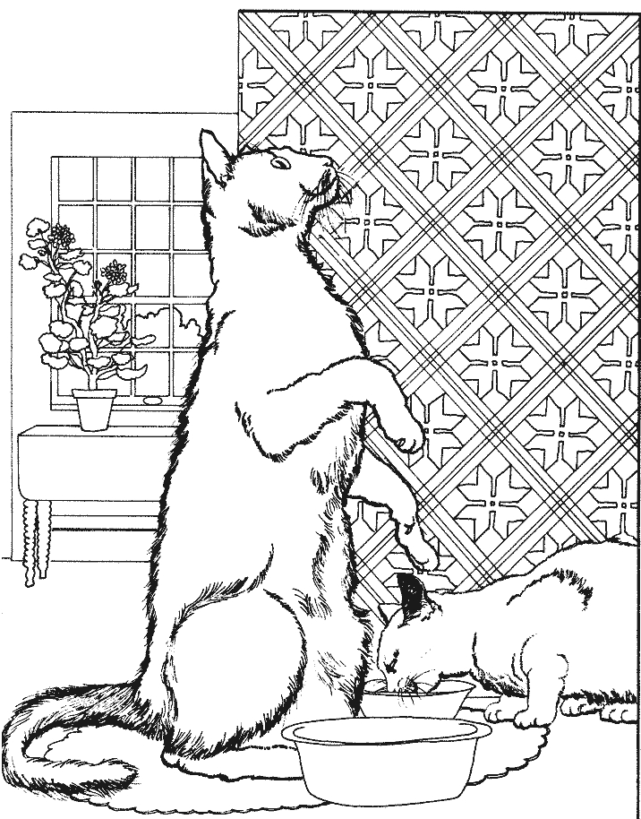 Un chat curieux explorant un jardin fleuri
