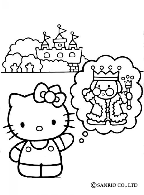 Coloriage d'un château majestueux surplombant un paysage verdoyant