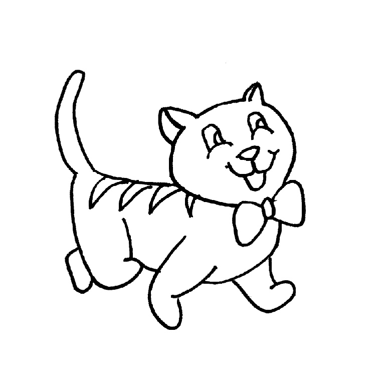 Coloriage d'un chaton curieux sur un coussin moelleux