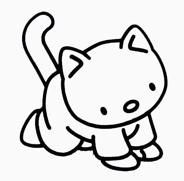 Un chaton curieux explorant un jardin fleuri