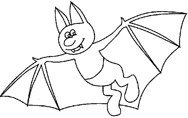 Coloriage d'une chauve-souris suspendue dans les airs Coloriage d'une chauve-souris suspendue dans les airs