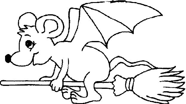 Coloriage d'une chauve-souris dans un décor nocturne Coloriage d'une chauve-souris dans un décor nocturne