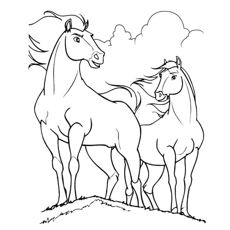 Un cheval majestueux galopant à travers un champ verdoyant