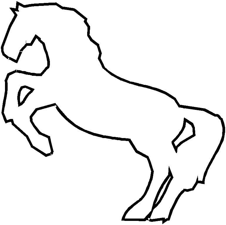 Un cheval majestueux galopant à travers un paysage naturel Un cheval majestueux galopant à travers un paysage naturel