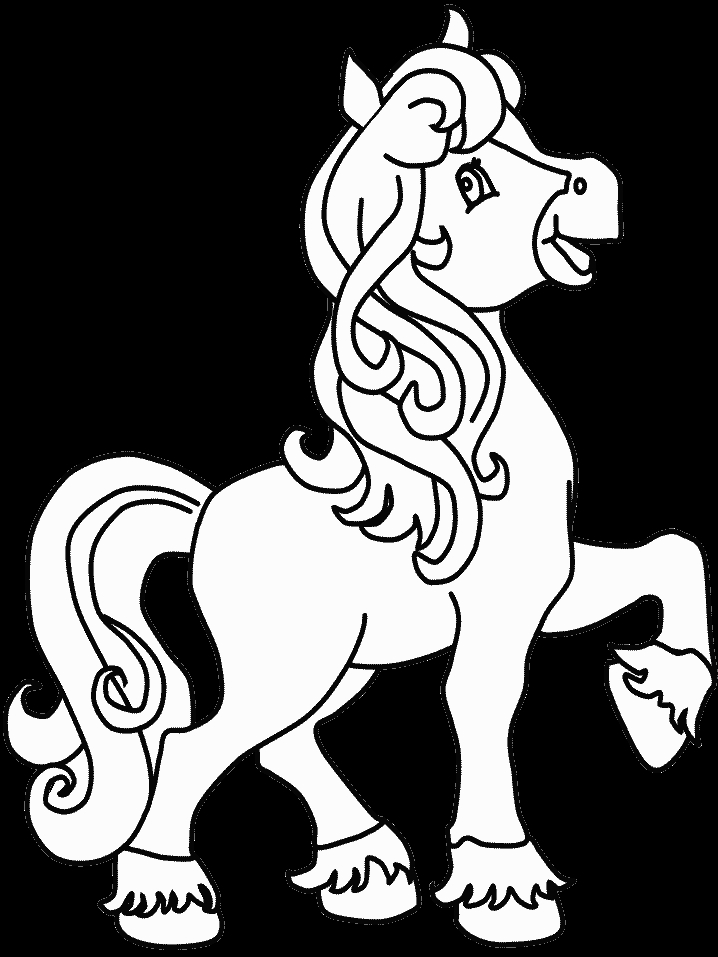 Un cheval majestueux galopant dans un champ verdoyant