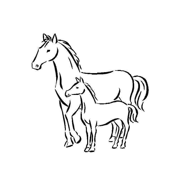 Un cheval majestueux dans un paysage naturel