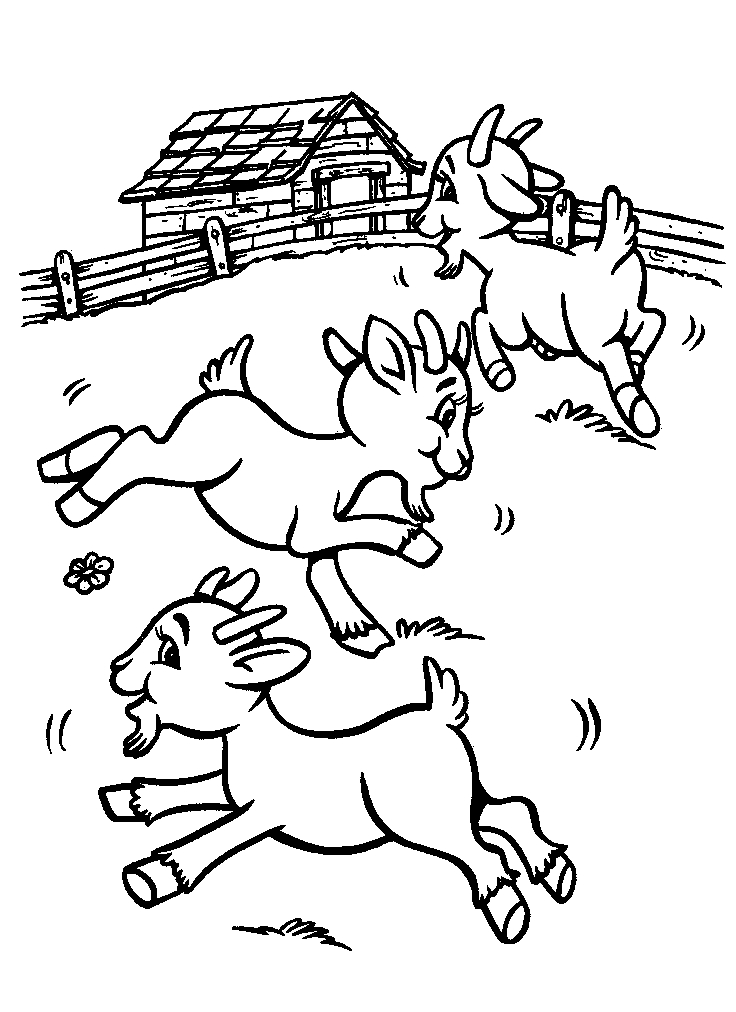 Coloriage Chèvre #3080 à imprimer Coloriage Chèvre #3080 à imprimer