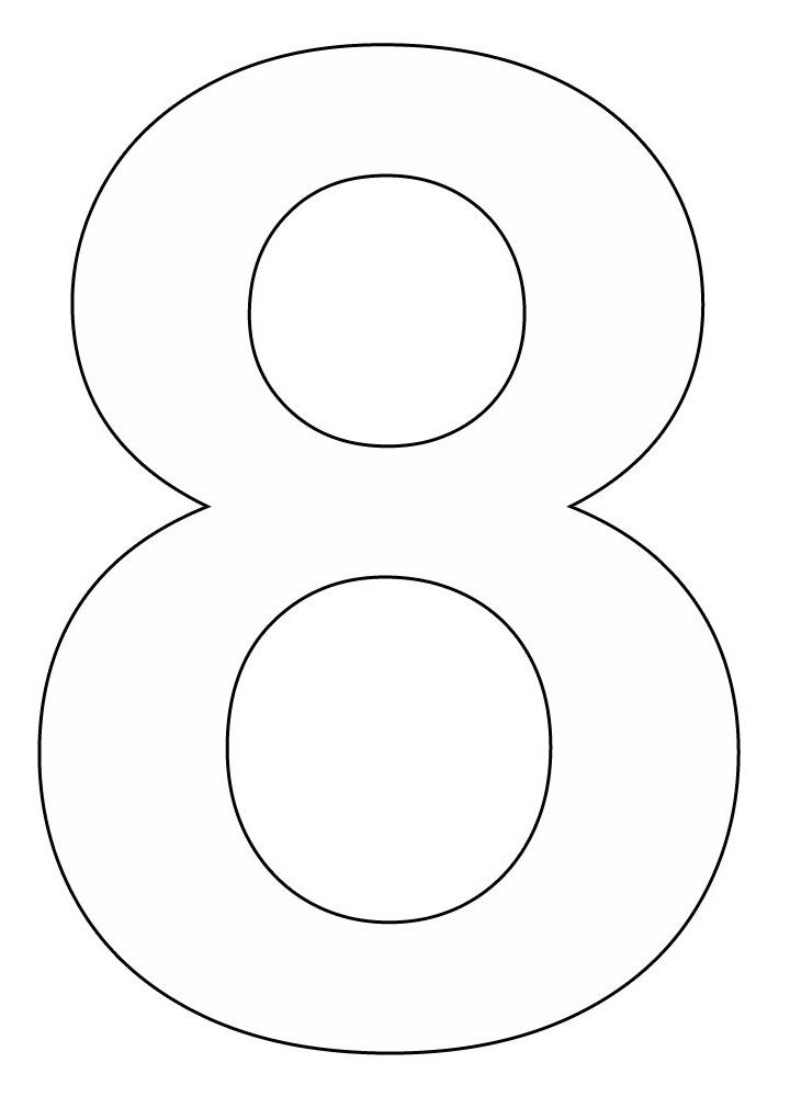 Coloriage de chiffres animés entourés de motifs ludiques