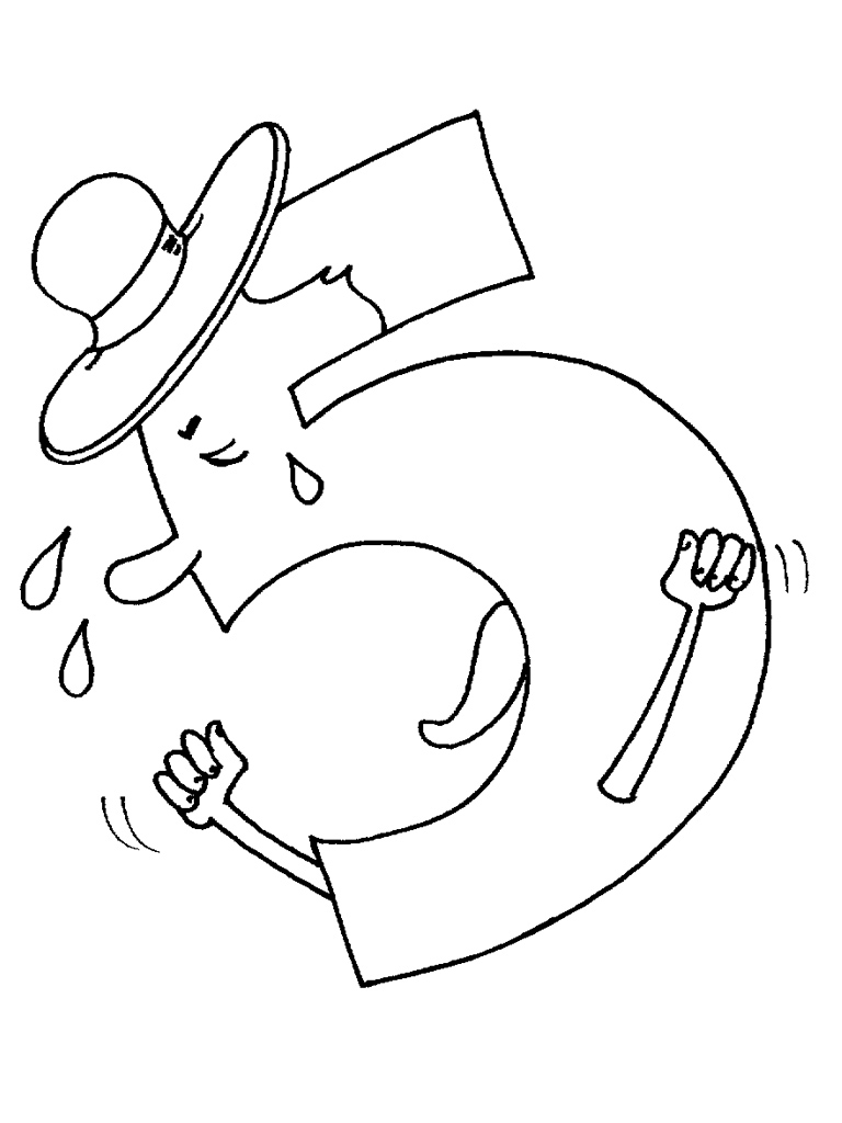 Coloriage de chiffres colorés avec des motifs ludiques