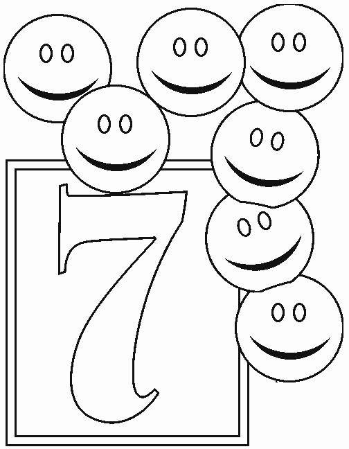 Coloriage de chiffres stylisés sur fond décoratif