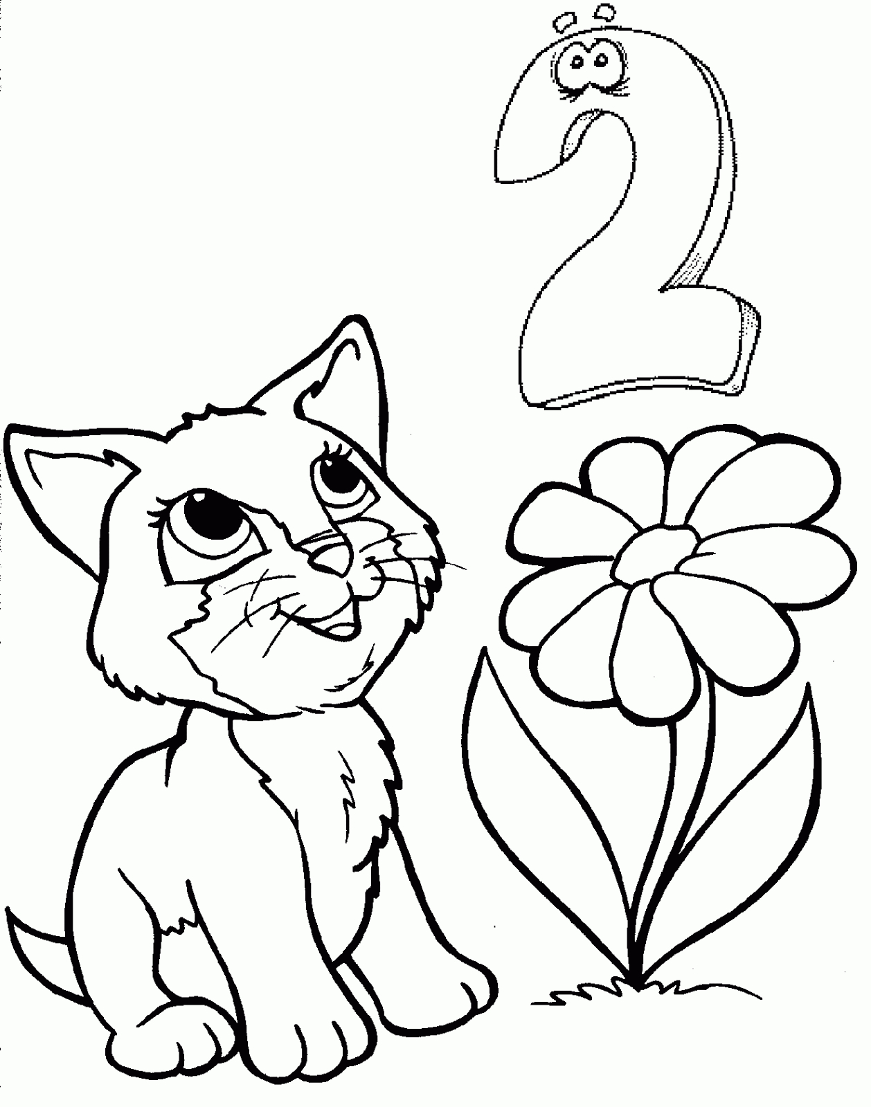 Coloriage de chiffres avec des motifs ludiques