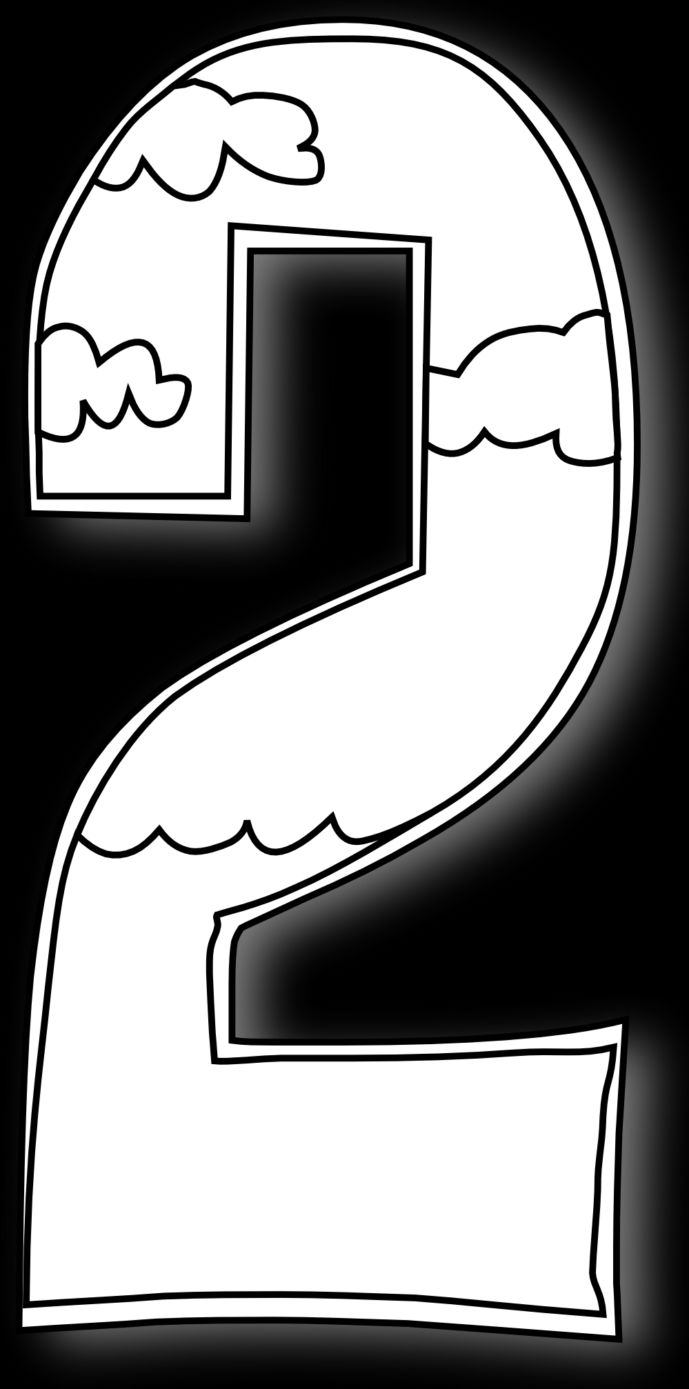 Coloriage de chiffres avec motifs variés et joyeux