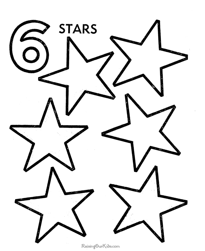 Coloriage de chiffres entourés d'éléments ludiques et colorés