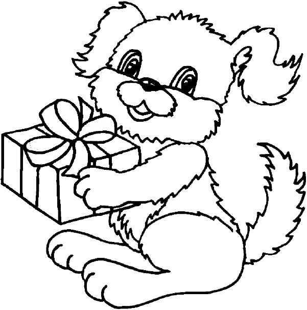 Chiot joueur dans un jardin