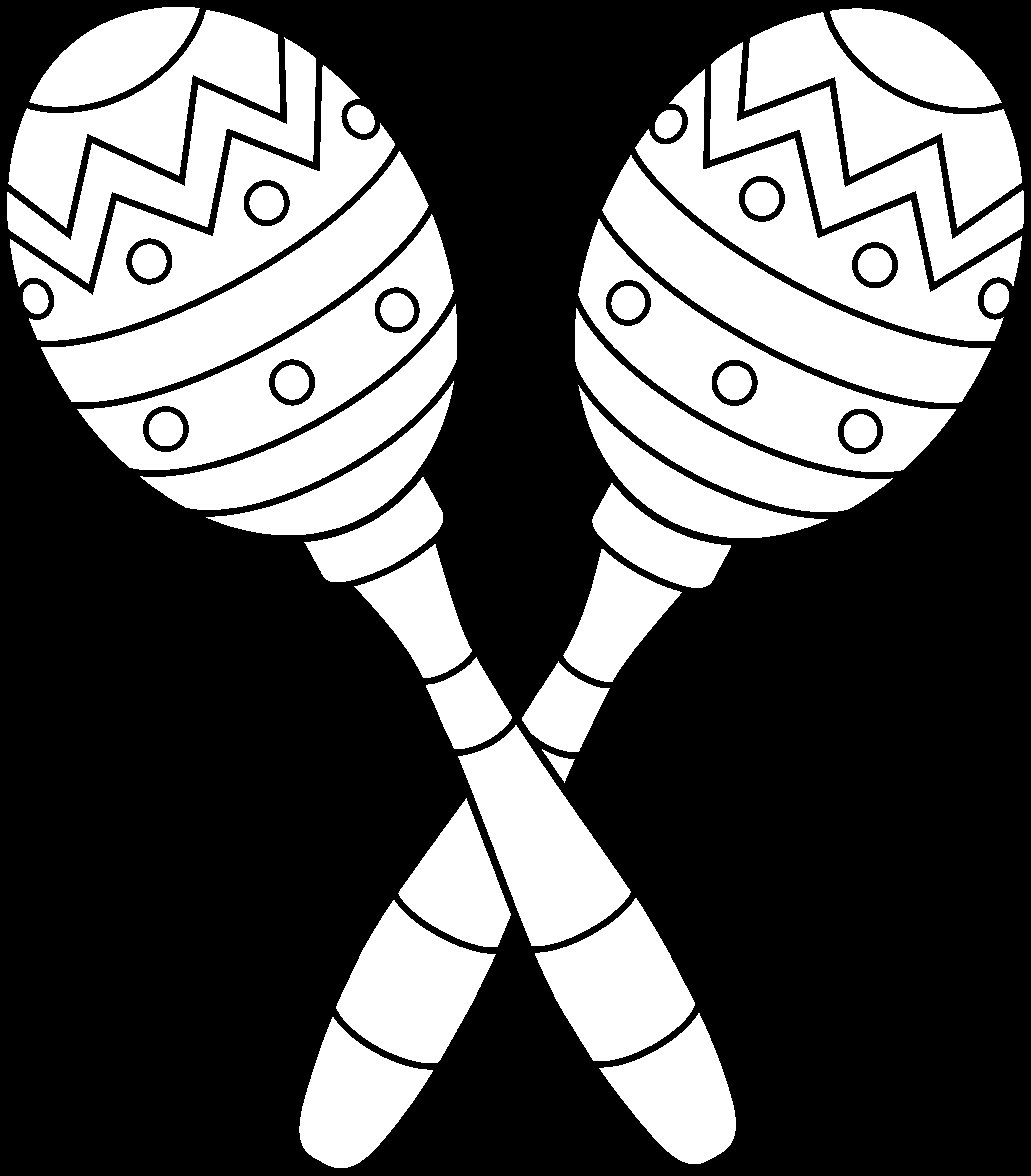 Coloriage de la fête du Cinco de Mayo avec un groupe de musiciens et des décorations colorées