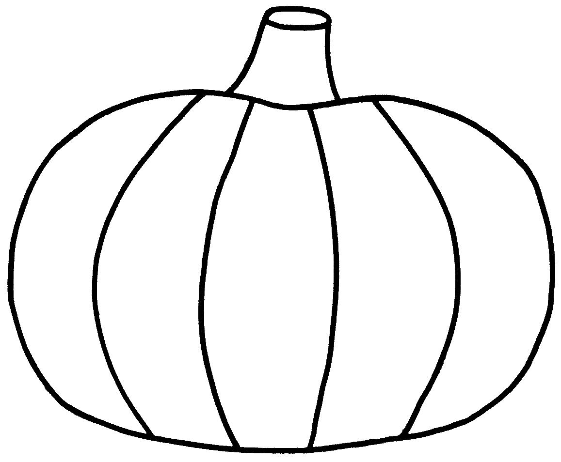 Coloriage d'une citrouille avec des feuilles et une ambiance automnale