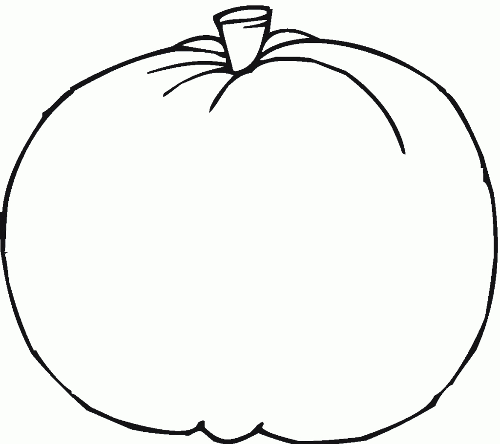 Coloriage d'une citrouille illustrée avec des détails charmants