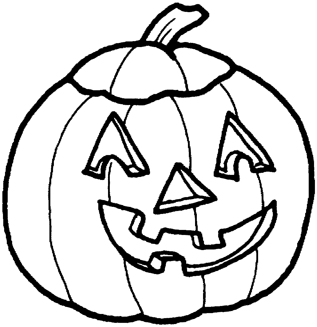 Coloriage d'une citrouille avec des feuilles et des détails naturels