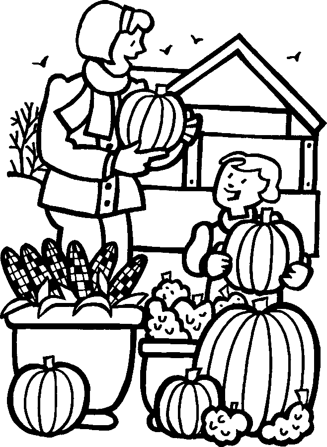 Coloriage d'une citrouille originale sur un fond simple