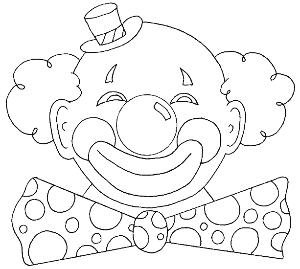 Clown souriant avec des ballons et un décor festif