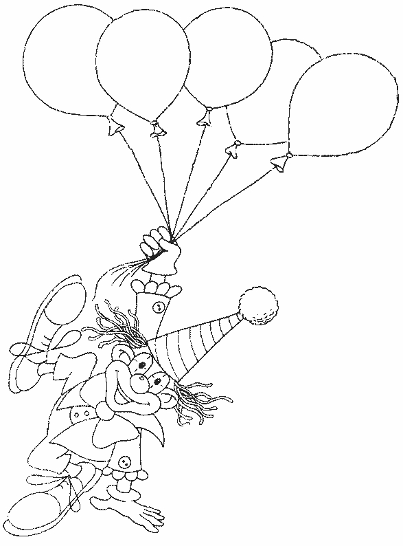Un clown souriant en pleine performance au cirque