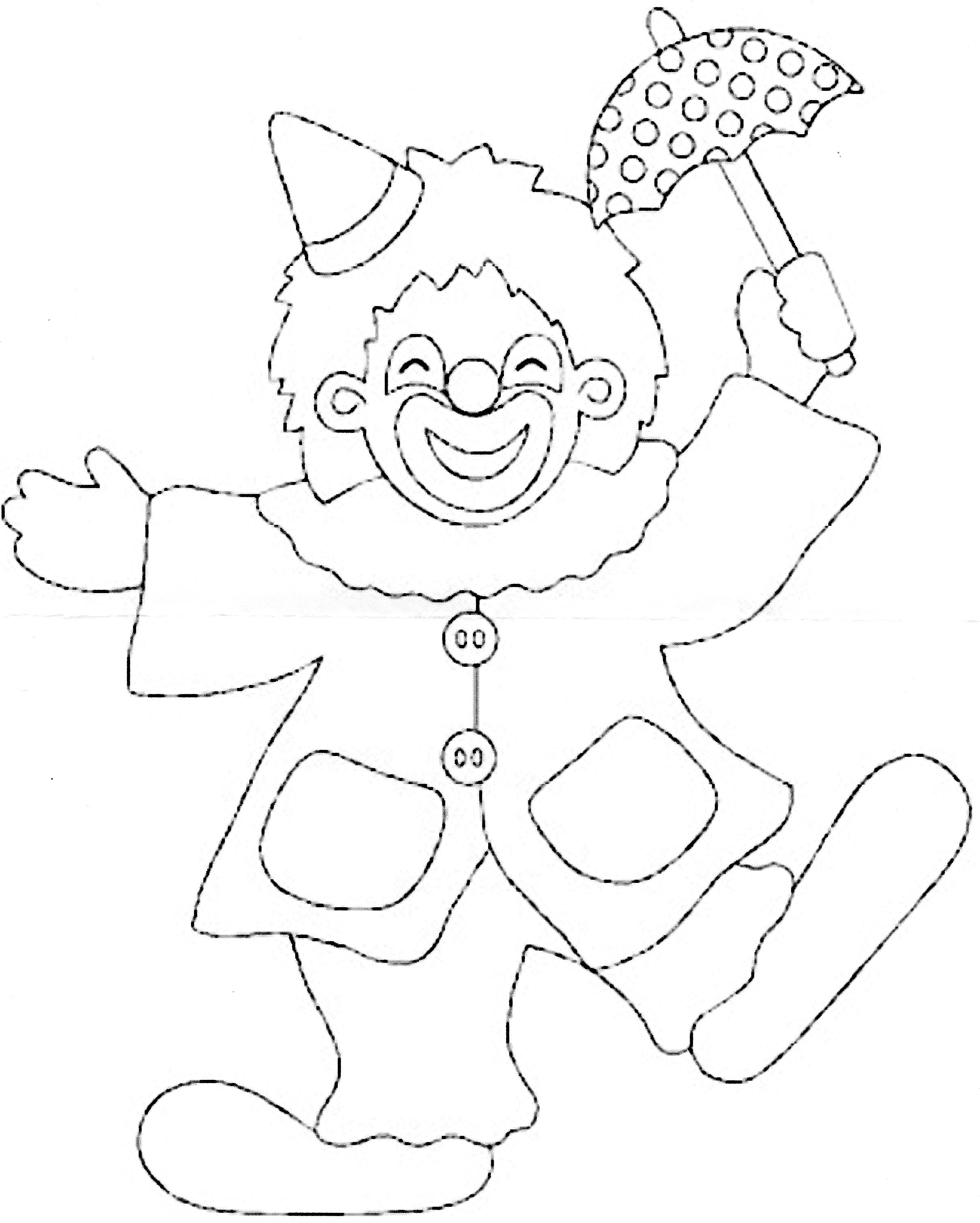 Clown souriant avec ballon dans un cadre festif