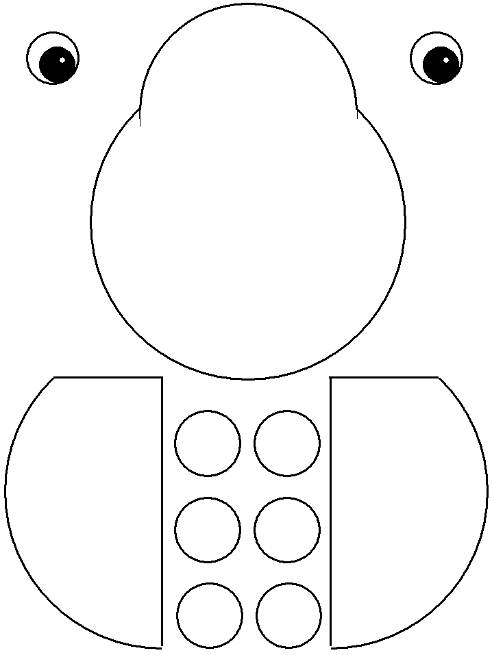 Coloriage d'une coccinelle sur une feuille